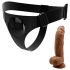 Arreio Pretty Love - com dildo universal - 17 cm (preto)