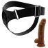Arreio Pretty Love - com dildo universal - 17 cm (preto)