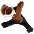 Arreio Pretty Love - com dildo universal - 17 cm (preto)