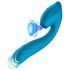 Vibeconnect - azul, vibrador à prova d'água para Ponto G e clítoris