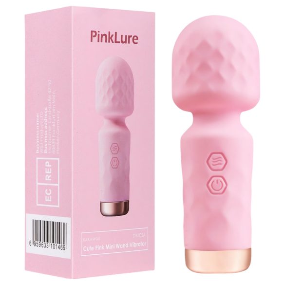 Vibeconnect - mini vibrador à prova d'água, recarregável (rosa)