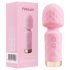 Vibeconnect - mini vibrador à prova d'água, recarregável (rosa)