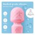 Vibeconnect - mini vibrador à prova d'água, recarregável (rosa)