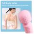 Vibeconnect - mini vibrador à prova d'água, recarregável (rosa)