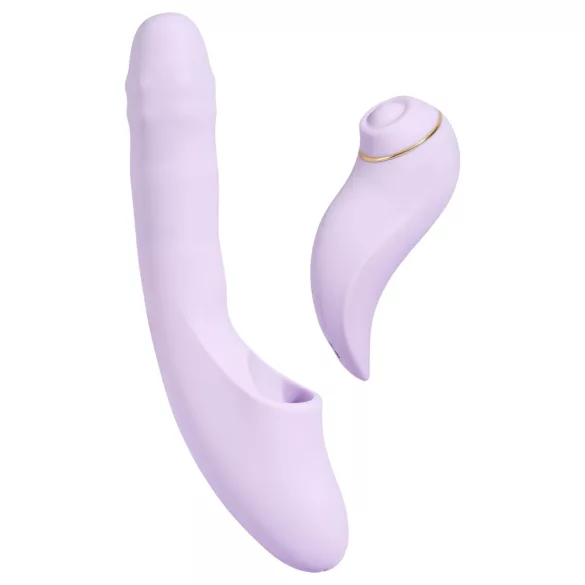 Svakom DuoGlow - Vibrador estimulador de ponto G e clitóris controlado por app (roxo)