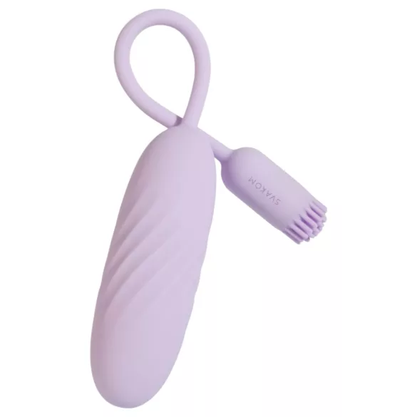 Svakom Plume - vibrador 2 em 1 em forma de ovo (roxo)