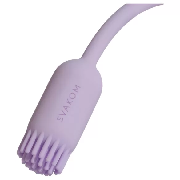 Svakom Plume - vibrador 2 em 1 em forma de ovo (roxo)