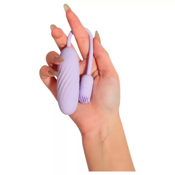 Svakom Plume - vibrador 2 em 1 em forma de ovo (roxo)