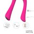 Sex HD Sunshine - Vibrador G-spot recarregável e texturizado (rosa)