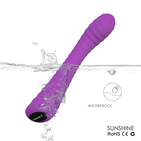 Sex HD Sunshine - recarregável, vibrador G-ponto texturizado (roxo)