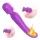 Sex HD Iris - vibrador massageador aquecedor 2 motores - silicone roxo