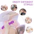 Sex HD Iris - vibrador massageador aquecedor 2 motores - silicone roxo
