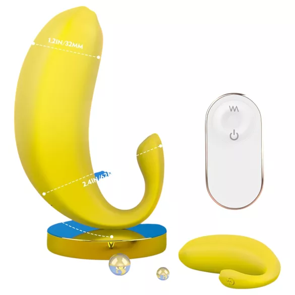 Sex HD - Ovo vibratório controlado por app (amarelo)