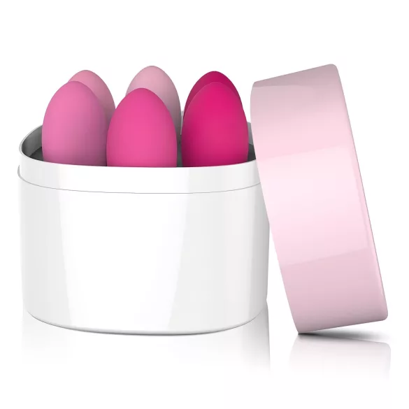 Sex HD Eggs - kit bolas kegel 6 unidades - silicone rosa