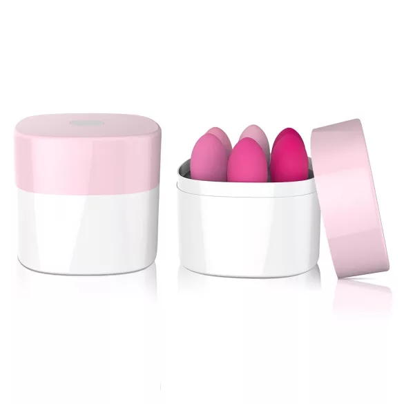 Sex HD Eggs - kit bolas kegel 6 unidades - silicone rosa