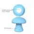 Magic Mushroom - massageador facial elétrico (azul)