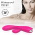 Vibrador aquecido à prova d'água recarregável Muses HD (rosa)