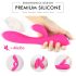 Vibrador aquecido à prova d'água recarregável Muses HD (rosa)