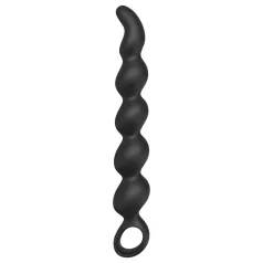 Sex HD Steven - dildo anal com pérolas - silicone preto