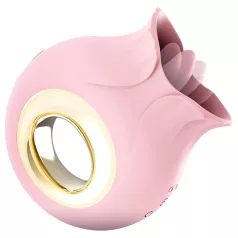   Sex HD French Kiss - vibrador estimulador de clitóris - silicone rosa