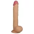 Lovetoy King-Sized - dildo realista com ventosa - 25cm cor natural