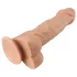 Lovetoy Real Extreme - dildo com ventosa - 23 cm (cor natural)