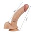 Lovetoy Real Extreme - Dildo ponto G - 21cm (natural)