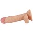 Dildo Realístico 19cm com Ventosa e Hérnia para Ponto G - Natural