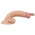Dildo Realístico 19cm com Ventosa e Hérnia para Ponto G - Natural