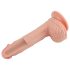 Dildo Lovetoy Nature Cock com ventosa - 21cm (natural)
