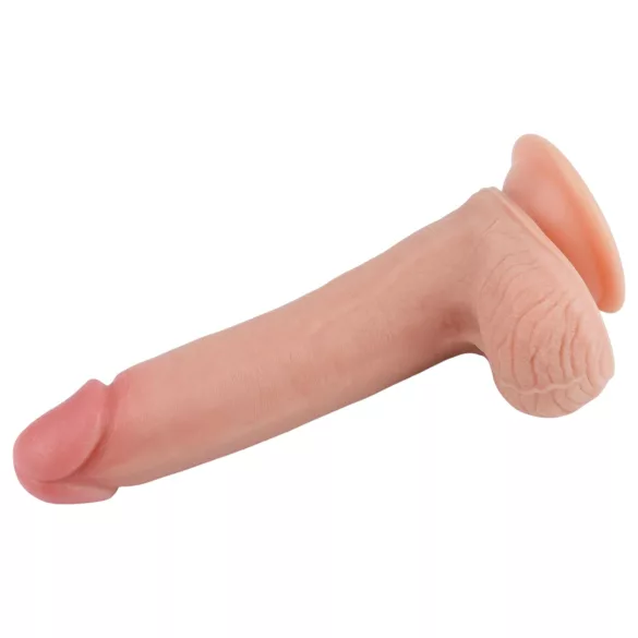 Lovetoy Nature Cock - dildo realista duplo camada - 20cm cor natural