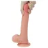 Lovetoy Nature Cock - dildo realista duplo camada - 20cm cor natural