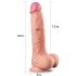 Dildo Lovetoy Nature - Dupla Camada Realista 25cm (Natural)