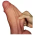 Lovetoy - dildo realístico dupla camada - 26cm - cor natural