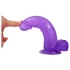 Lovetoy - dildo com ventosa - 20cm - roxo