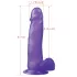 Lovetoy - dildo com ventosa - 20cm - roxo