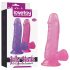 Dildo Amante Jelly - ventosa - 15cm (rosa)