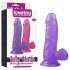 Lovetoy Jelly Studs - Dildo com ventosa - 15cm (roxo)