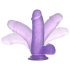 Lovetoy Jelly Studs - Dildo com ventosa - 15cm (roxo)