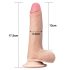 Dildo Lovetoy Dupla Camada - 18cm (Natural)