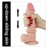 Lovetoy Pele Macia - Dildo Dupla Camada 21cm (Natural)