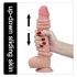 Dildo Lovetoy Pele Deslizante, 23cm, Natural
