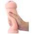 Lovetoy - masturbador vaginal e anal (cor natural)