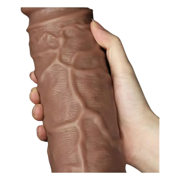 Lovetoy Chubby - dildo realista com ventosa - 25cm - cor natural
