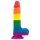 Lovetoy Prider - Dildo Realista com Testículos 20cm (Arco-íris)