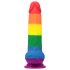 Lovetoy Prider - Dildo Realista com Testículos 20cm (Arco-íris)
