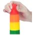 Lovetoy Prider - Dildo Realista com Testículos 20cm (Arco-íris)
