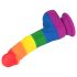 Lovetoy Prider - Dildo Realista Silicone 19cm (Arco-Íris)
