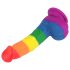 Lovetoy Prider - Dildo Realista Silicone 19cm (Arco-Íris)
