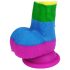 Lovetoy Prider - Dildo Realista Silicone 19cm (Arco-Íris)